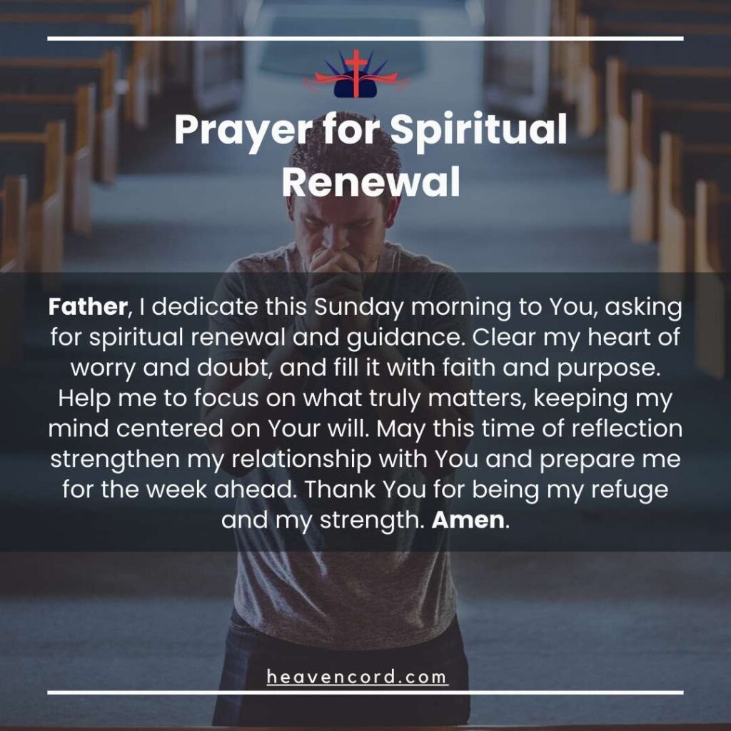 Prayer for Spiritual Renewal