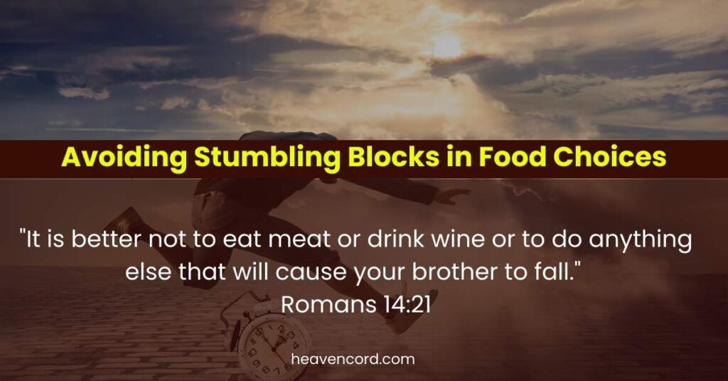 Avoiding Stumbling Blocks in Food Choices